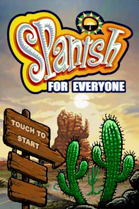 Spanish for Everyone! (USA) screen shot title